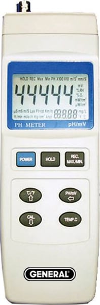 General DPH208R Digital pH Meter with RS232 Output