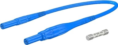 Dranetz BLUE-FUSED-LEAD - Blue 4mm Lead with Fuse for HDPQ