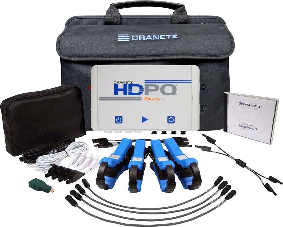 Dranetz HDPQ-SPGA500PKG - HDPQ Guide SP 500A Package, Qty (4) TR-2500B (10A-500A CT) clamp CT's