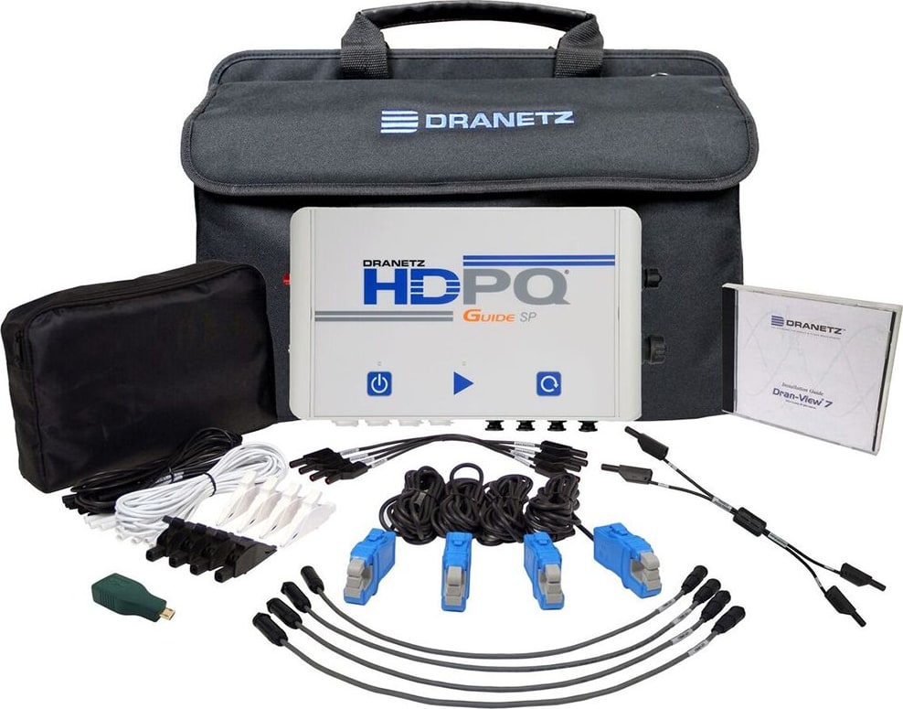 Dranetz HDPQ-SPGA550PKG - HDPQ Guide SP 100A Package, Qty (4) TR-2550B (10A-100A CT) clamp CT's