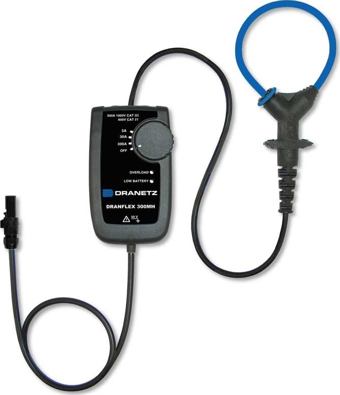 Dranetz DRANFLEX300MHB8 - Micro-Flex 3/30/300, 8' Flex Probe