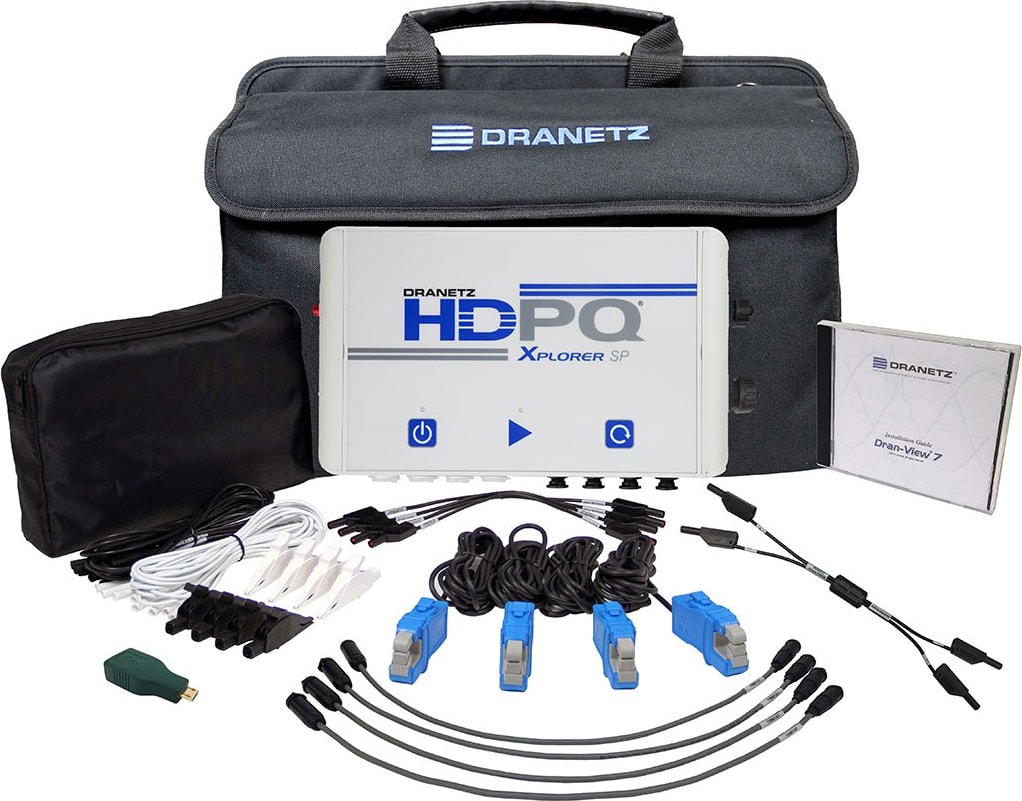 Dranetz HDPQ-SPXA550PKG - HDPQ-SP Xplorer 100A Package (Includes 4x TR-2550B Clamp CT's)
