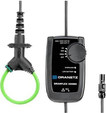 Dranetz DRANFLEX300MH12 Micro-Flex 3/30/300, 12 FLEX PROBE