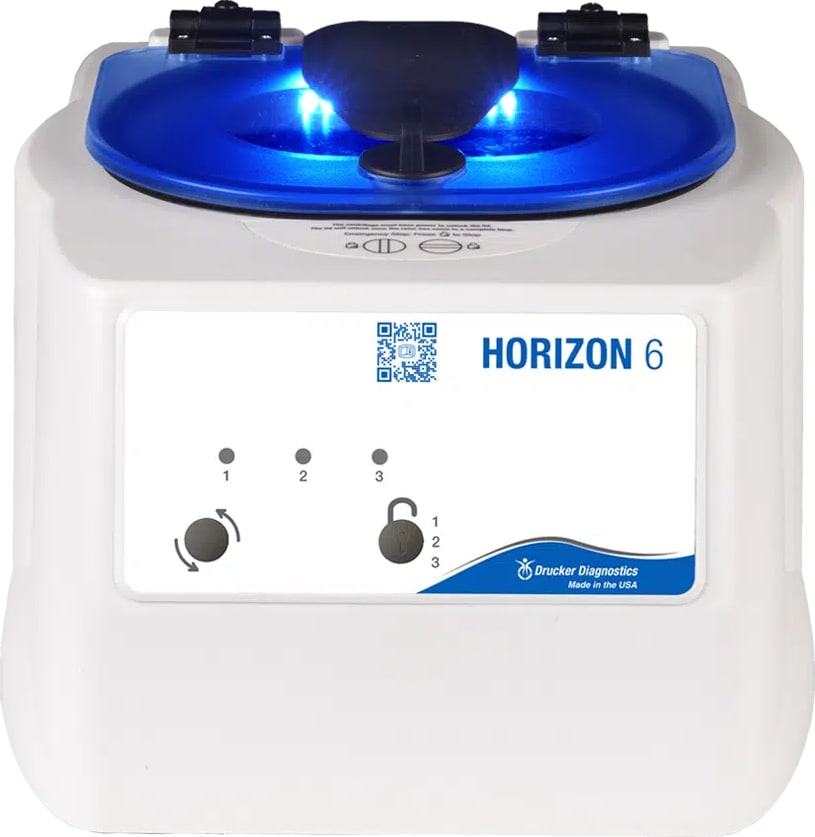 Drucker Horizon 6 - Compact Routine Centrifuge (95 to 253 VAC - 50/60 Hz)