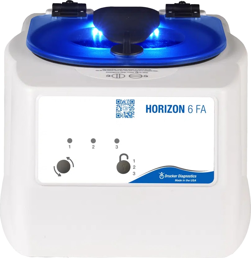 Drucker Horizon 6 FA - Fixed Angle Routine Centrifuge (95 to 253 VAC - 50/60 Hz)