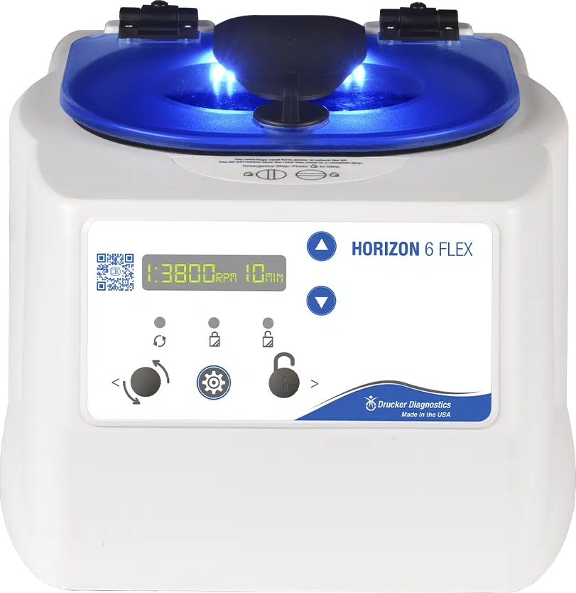 Drucker Horizon 6 Flex - Programmable Routine Centrifuge (95 to 253 VAC - 50/60 Hz)
