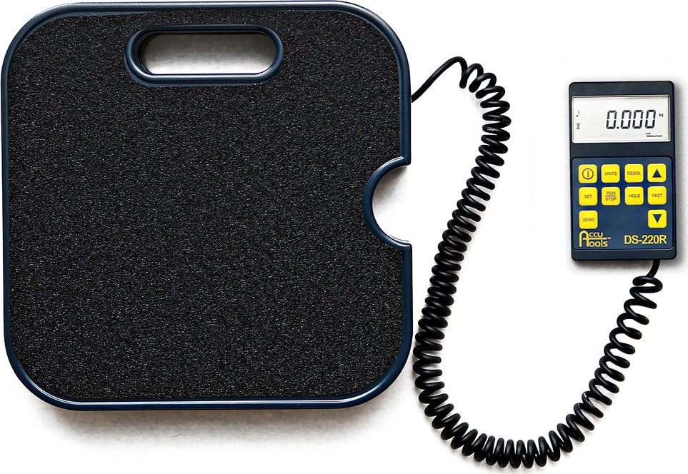AccuTools DS-220R - Refrigerant Charging Scale, 100kg (220lb)
