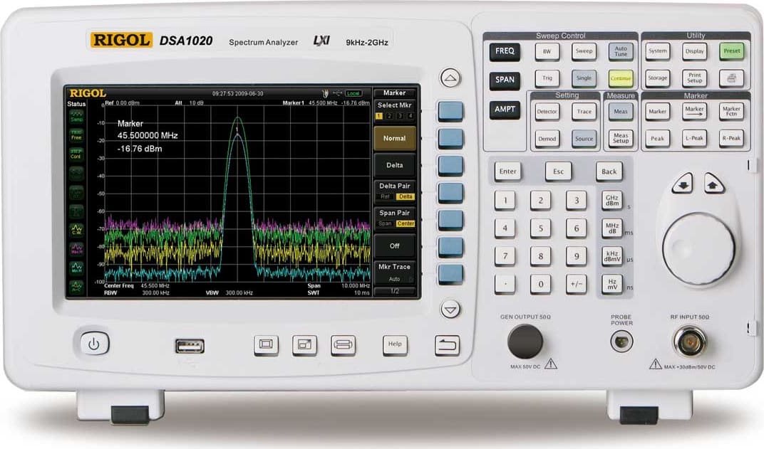 Rigol DSA1020 2 GHz Spectrum Analyzer