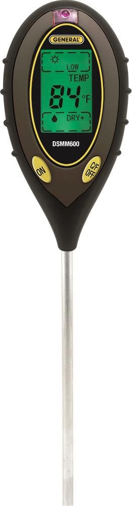 General Tools DSMM600 - 4-in-1 Soil Condition Meter