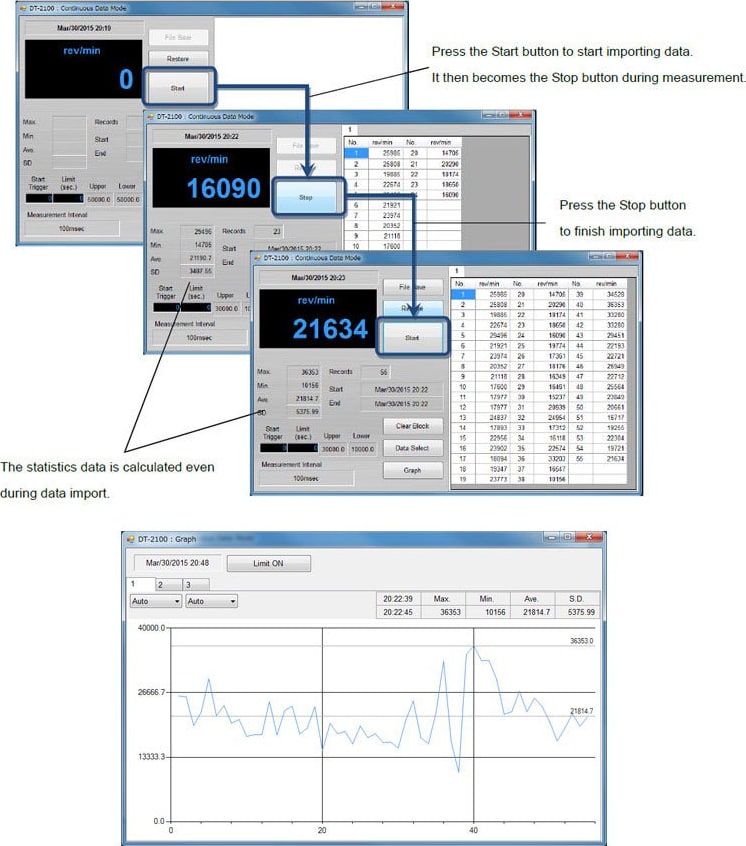 Shimpo DT-2100-OP-PCS PC Software for DT-2100 Data Logging Tachometer