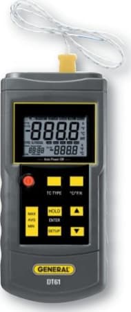 General Tools DT61 Rugged Digital Thermocouple Thermometer