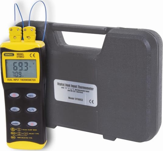 General Tools DT8811WP - Waterproof Type 'K' Thermocouple Thermometer