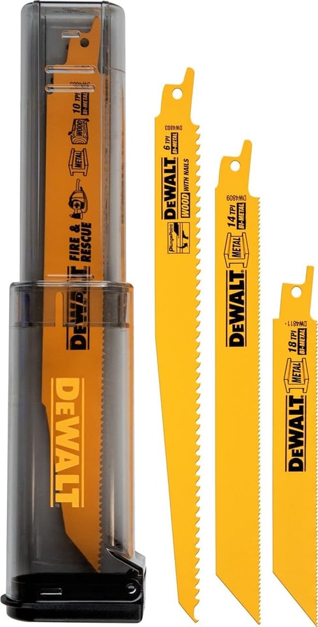 Dewalt DW4899 - Reciprocating Saw Blade Kits, Bi-Metal, 16-Piece