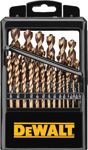 Dewalt DWA1269 - Drill Bit Set, Split Point, Cobalt Alloy Steel, 29-Piece