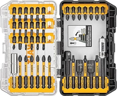 Dewalt DWA2T40IR - Screwdriving Bit Set w/ToughCase Plus System, Impact Ready, FlexTorq, 40-Pcs