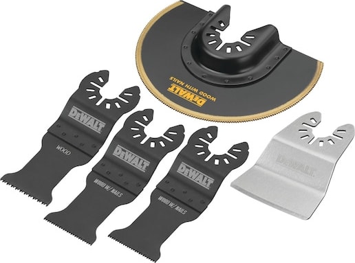 Dewalt DWA4216 - Oscillating Set w/Case, Cutting & Scraping Blade Set, 5-Pcs