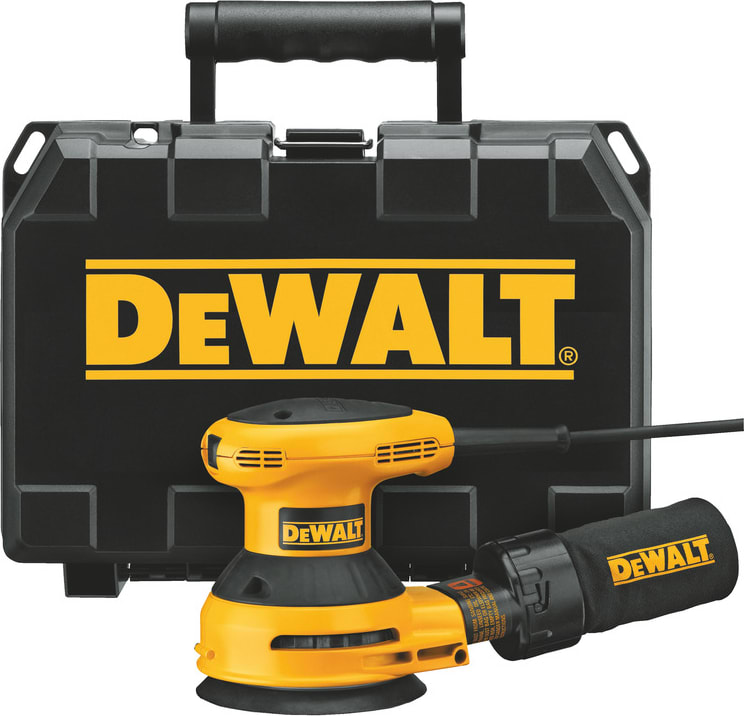 Dewalt DWE6421K - Random Orbit Sander Kit, 5', 3.0 Amp Motor, Dust-Sealed Switch