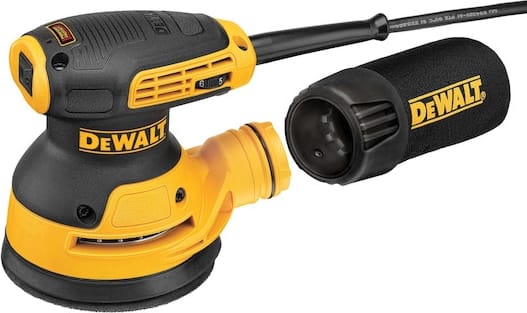 Dewalt DWE6423K - Sander Kit, 5', Variable Speed, Randon Orbit, 3.0 Amp, 8,000-12,000 OPM
