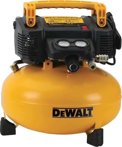 Dewalt DWFP55126 - Air Compressor, Pancake, Heavy Duty, High-Flow Regulator, 75.5 dBA