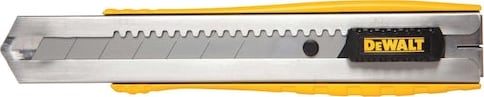 Dewalt DWHT10045 - Snap-Off Knife, 25mm, Carbon Steel Blade, Rust Resistance