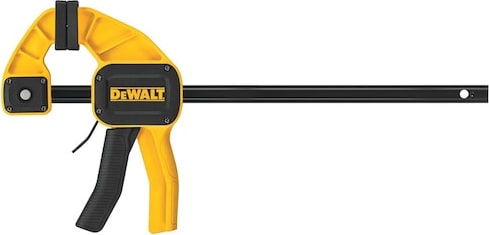 Dewalt DWHT83193 - Trigger Clamp, 12' Large, 300 lb Clamp Force, 3-1/4' Throat Depth