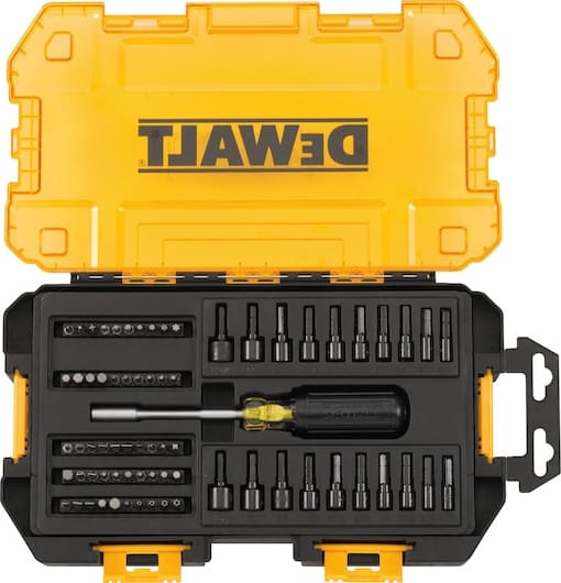 Dewalt DWMT73808 - Multi-Bit & Nut Driver Set, 1/4', 70 Pcs