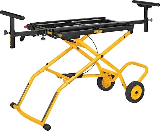 Dewalt DWX726 - Rolling Miter Saw Stand, Steel, Rubber Grip Wheels, 300 lb Max.