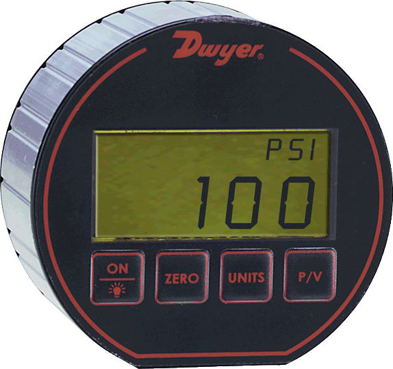 Dwyer DPG-105 - Digital Pressure Gauge (0.25 Accuracy, 0-100 psi)