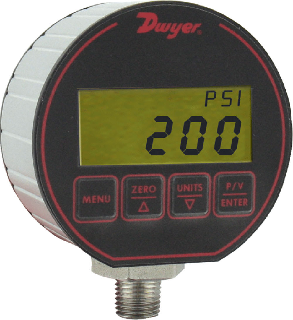 Dwyer DPG-108 - Digital Pressure Gauge (0.25 Accuracy, 0-500 psi)