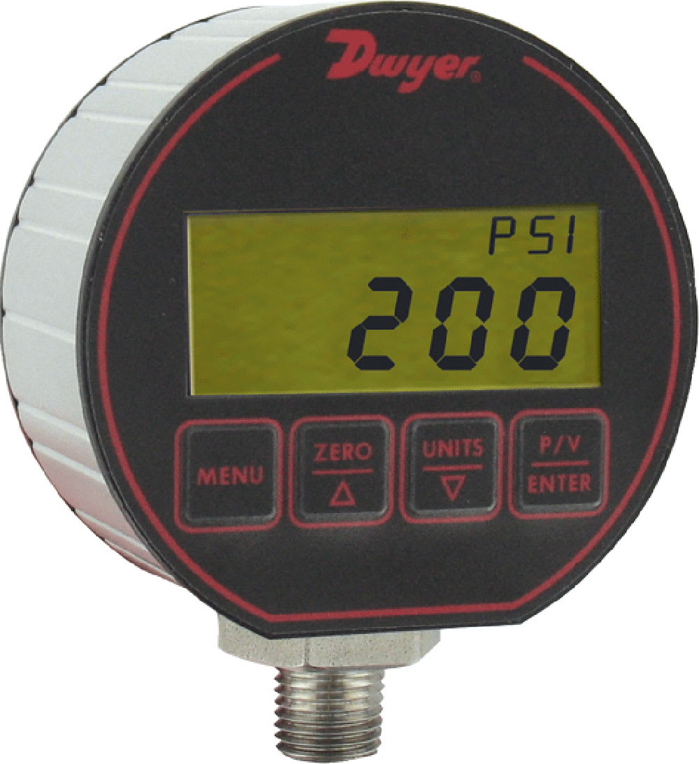 Dwyer DPG-200 - Digital Pressure Gauge, -14.70-0 psig
