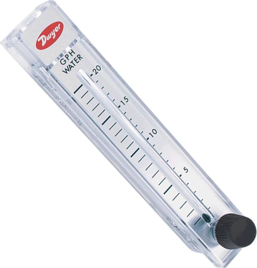 Dwyer RMB-54-SSV - Flowmeter, w/Stainless Steel Valve, Range 20-200 Scfh Air