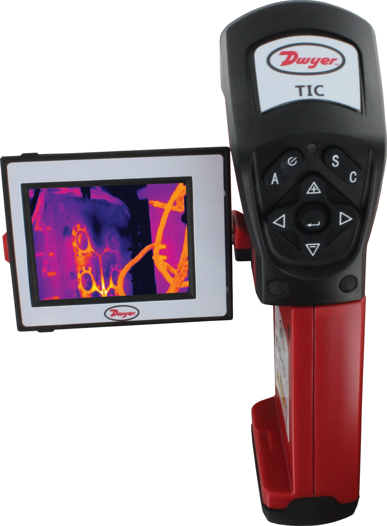 Dwyer TIC-20 Thermal Imaging Camera, 2.5' 160 x 120 resolution LCD display