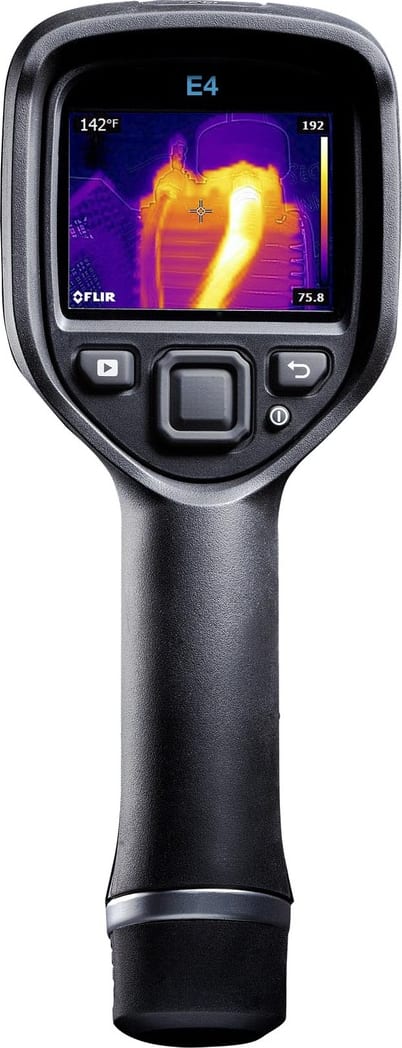 FLIR E4-B Building and Industrial Thermal Imagers - Detector Size: 80 x 60 Sensor, Thermal Sensitivity: 150, Temperature Range Max: 302 F