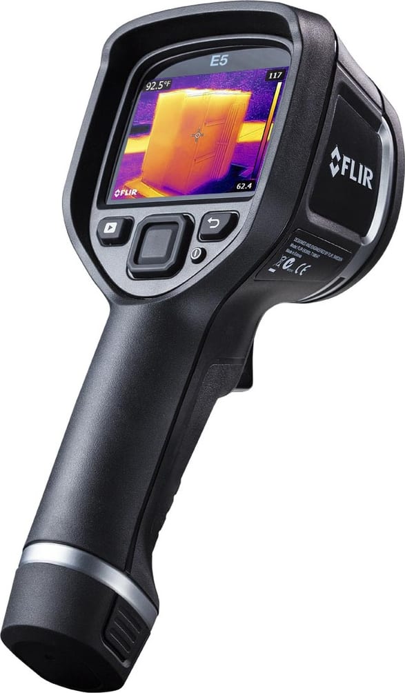 FLIR E5-S Building and Industrial Thermal Imagers - Detector Size: 120 x 90 Sensor, Thermal Sensitivity: 100, Temperature Range Max: 302 F