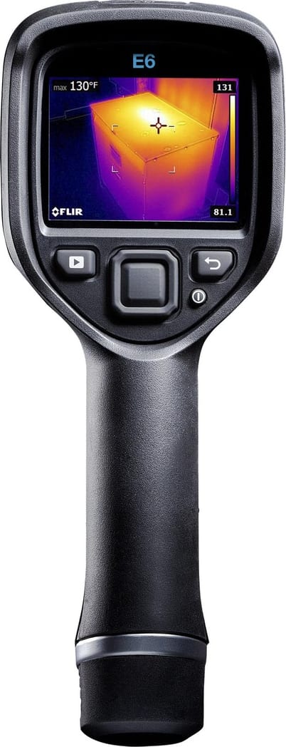 FLIR E6-B Building and Industrial Thermal Imagers - Detector Size: 160 x 120 Sensor, Thermal Sensitivity: 60, Temperature Range Max: 302 F