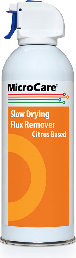 MicroCare MCC-EC7M - Slow Drying, Citrus Based Flux Remover (10 oz Aerosol)