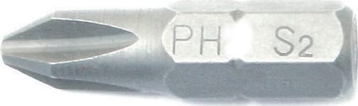 Eclipse Tools PH2X1 - Bit, Phillips, Size 2, 1' Long, 1/4' Hex