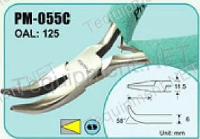 Eclipse Tools PM-055C ESD Safe Cushion Grip Bent Nosed Pliers