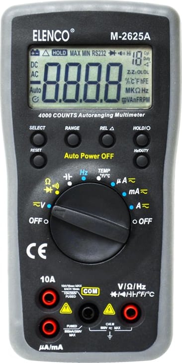 Elenco M-2625A 3 1/2 Digit With Temperature