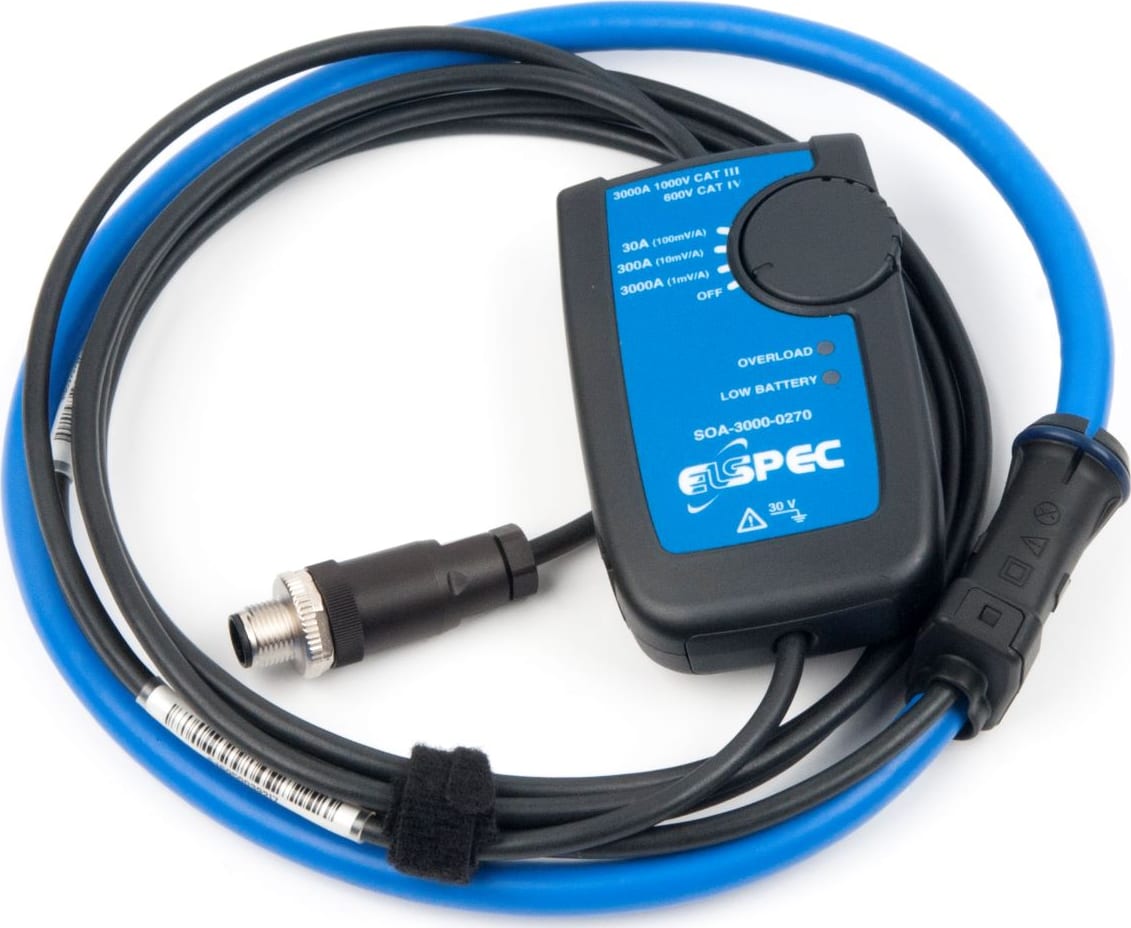 Elspec SOA-3000-0270 - Custom Clamp with 1-Flexible Current Probe (Adjustable 30/300/3000A)