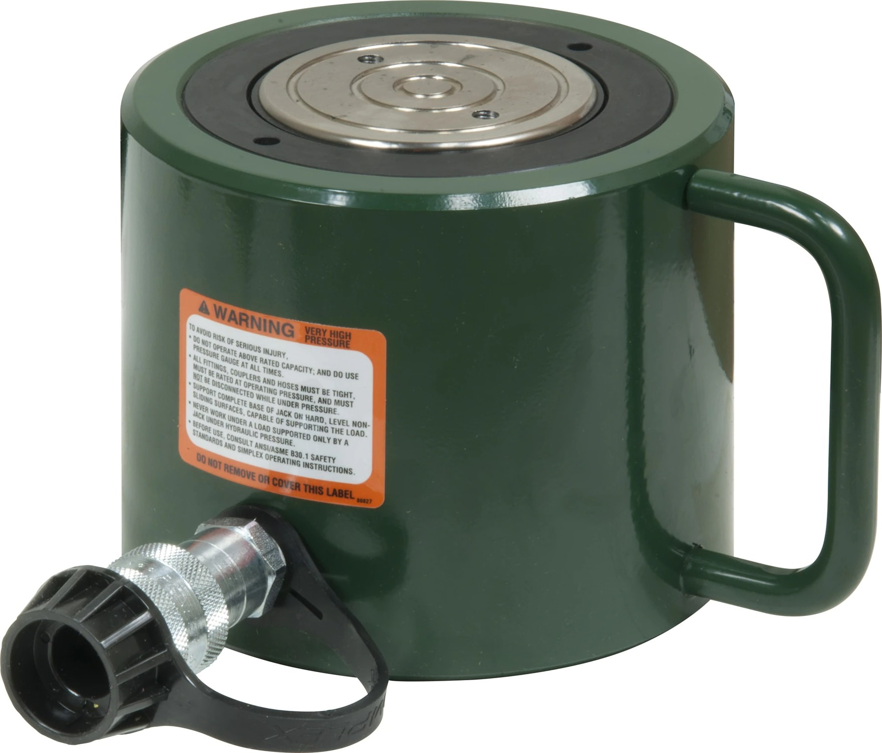 Enerpac RLS1002 - Low Height Hydraulic Cylinder, 100 Tons Capacity, 2.25' Stroke, Single-Acting