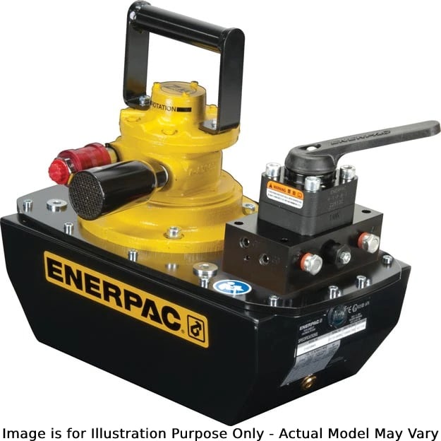 Enerpac ZA4408MX - Two-Speed Air Hydraulic Pump, 4/3 Manual Valve, 1.8 Gal Oil Usable Capacity