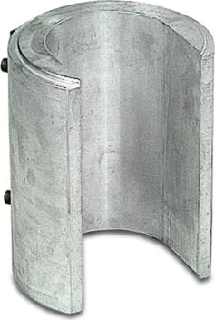 Enerpac PRU2010 - POW'R-RISER Lifting Jack Locking U-Ring, 10', 200 Tons Capacity