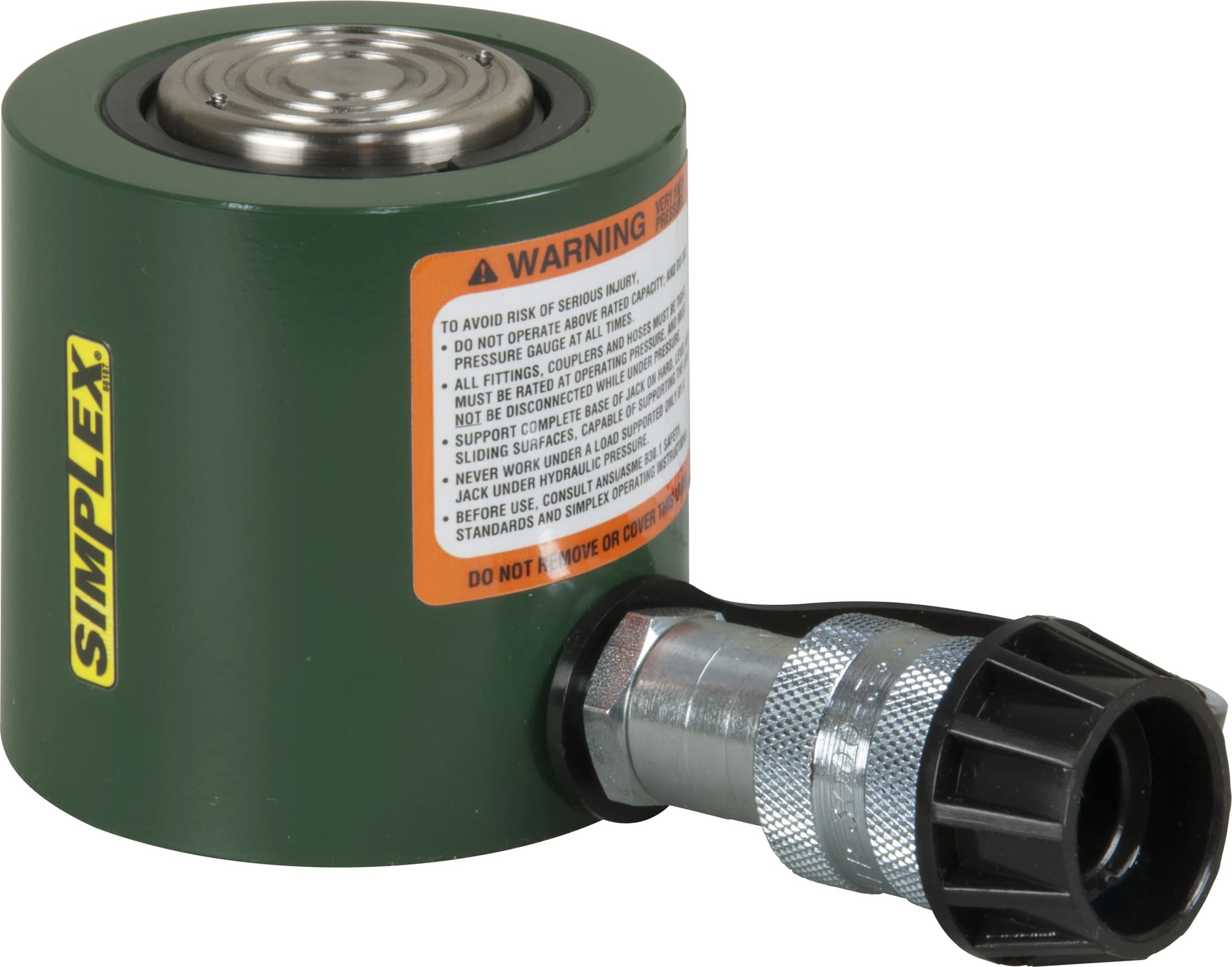 Enerpac RLS201 - Low Height Hydraulic Cylinder, 20 Tons Capacity, 1.75' Stroke
