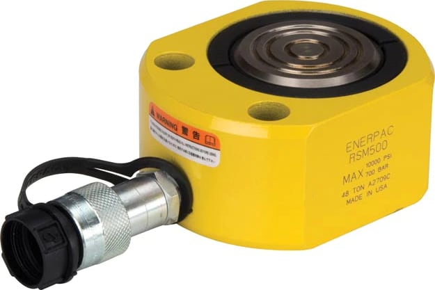 Enerpac RSM500 - Low Height Hydraulic Cylinder, 48.1 Tons Capacity, 0.63' Stroke