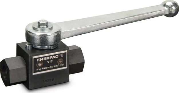 Enerpac V12 - Manual Shut-off Valve, 5000 Oil Flow