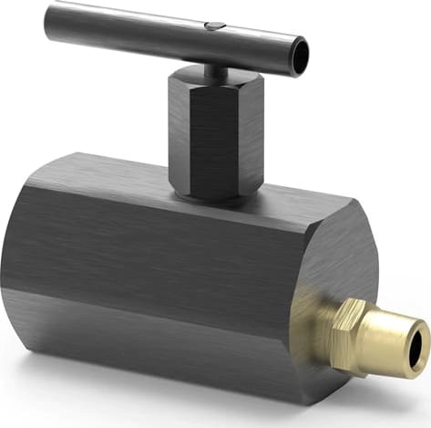Enerpac V66 - Manually Operated Check Valve w/ Built-in Relief Valve, 10,000 psi, 3/8' NPTF Oil Ports