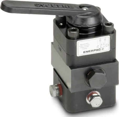 Enerpac VC20L - Remote Mounted Directional Control Valve, Manual, 4-Way, 3-Position, Closed Center, Locking