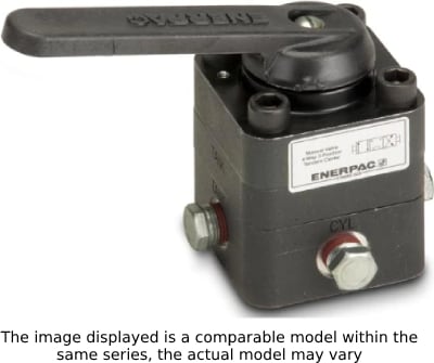 Enerpac VC4L - Remote Mounted Directional Control Valve, Manual, 4-Way, 3-Position, Tandem Center, Locking