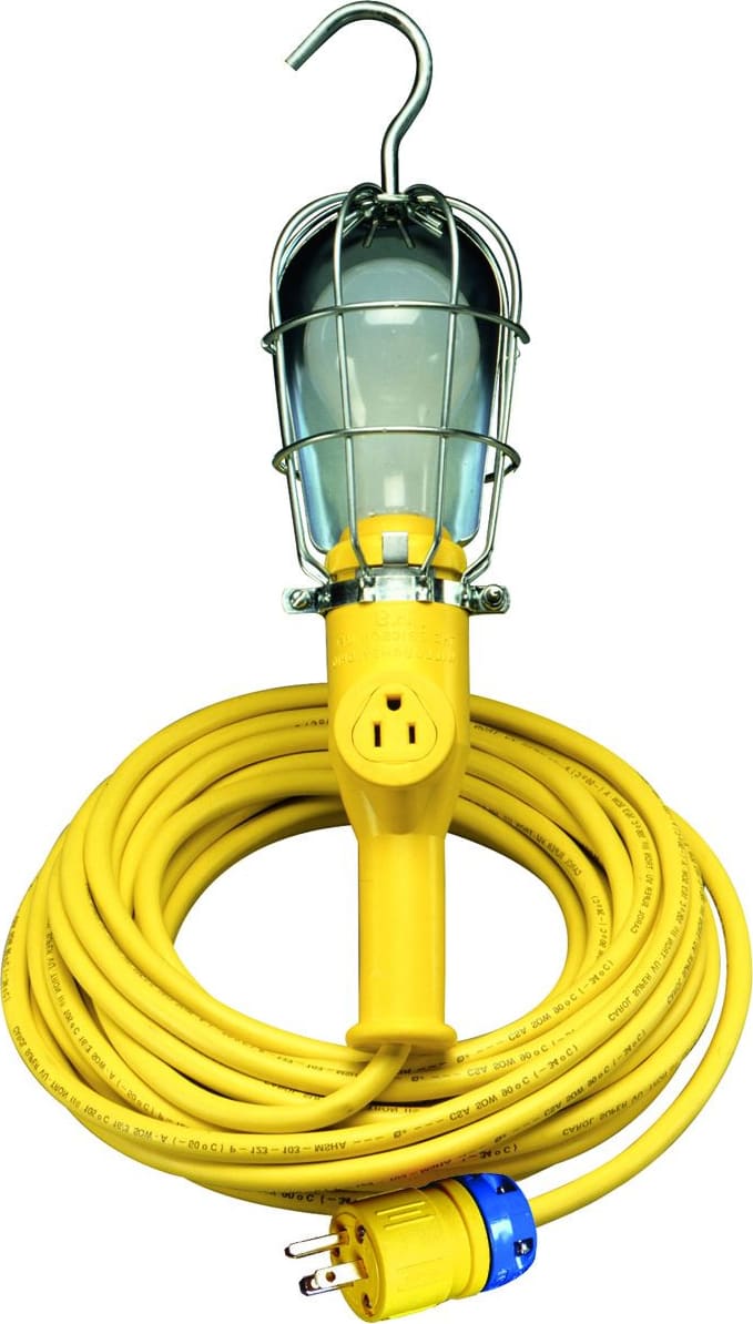 Ericson 9450 Industrial Duty Incandescent Handlamp with Side Outlet